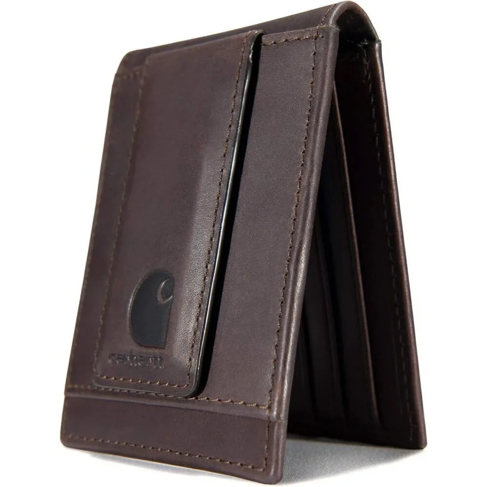 🆕Men Brown Durable Oil Leather Wallets Available in Multiple Style